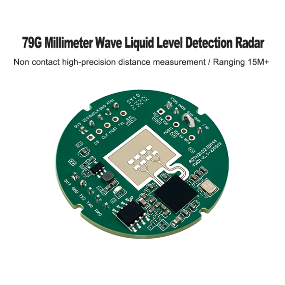 79G millimeter wave liquid level detection sensor HLK-LD8001 radar module non-contact high-precision ranging up to 15m