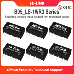 B0505LS/B0512LS/B0503LS/B0509LS/B0515LS/B0524LS-1WR3 DC to DC 1W power converter module passed UL/CE/FCC certifications
