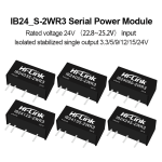 IB2412S-2WR3 IB2403/IB2409/IB2405/IB2424S-2W Hi-link DC-DC isolated power supply module with short-circuit protection