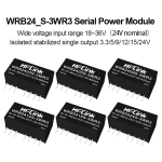 WRB2405S-3WR3/WRB2412S-3WR3 WRB2403S/WR2409S/WRB2415S-WRB2424S-3WR3 3W DC-DC Isolation Voltage Power Module