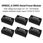 WRB0505S-3WR3/WRB0512S-3WR3 WRB0503S/WR0509S/WRB0515S-WRB05244S-3WR3, 3W DC-DC Isolation Voltage Power Module
