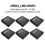 URB2405LMD-30WR3 URB2403/2412/2415/2424LMD-30WR3 DC DC isolated Voltage Regulating Power Supply Converter Module