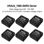 VRA2405YMD-5WR3 power module VRA2403/VRA2409/VRA2412/VRA2415/VRA2424YMD-5W dual output power converter