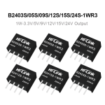 B2405S/B2403S/B2412S/B2415S/B2424S-1WR3 dc dc 24V to 3.3V/5V/12V/15V/24V 1W Isolated constant voltage single output power module