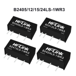 B2405LS/B2412LS/B2415LS/B2424LS-1WR3 24V to 5V/12/15/24 1W DC to DC Isolated constant voltage input non stabilized single output power module