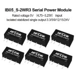 IB0505S-2WR3 IB0503/IB0509/IB0512/IB0515/IB0524S-2W DC-DC isolated step down power supply module with short-circuit protection