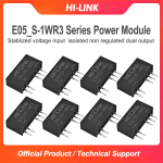 E0505S-1WR3 E0509/E0512/E0515/E0524S-1WR3 DC-DC isolated non stabilized dual output power converter module with short-circuit protection