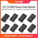 E1205S-1WR3 E1209/E1212/E1215/E1224S-1WR3 DC-DC isolated non stabilized dual output power converter module with short-circuit protection