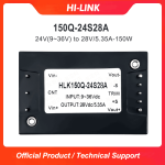 DC/DC half-brick power converter module 150Q-24S28A isolated and stabilized 24V to 28V single circuit 150W