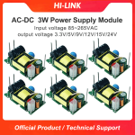 AC-DC 220v to 3.3/5/9/12/15/24V 3w Step Down mini Power Supply Converter Module HLK-3M03BL/3M05BL/3M12BL/3M15BL/3M24BL