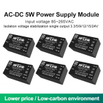 AC to DC 3.3V/5V/9V/12V/15V/24V 5w Step Down mini Power Supply Converter Module switch power module HLK-5M05B/5M12B/5M15B/5M24B