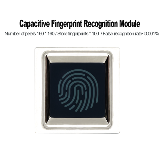 Hi-link fingerprint recognition module HLK-ZW0608 square semiconductor capacitive fingerprint acquisition sensor switch module