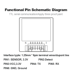 Hi-link fingerprint recognition module HLK-ZW0608 square semiconductor capacitive fingerprint acquisition sensor switch module