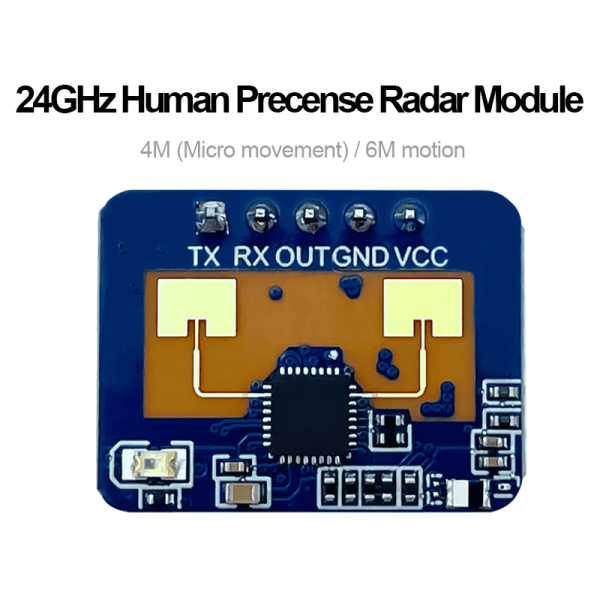 HLK-LD2410C 24Ghz Human Presence Induction Distance Detection Radar Sensor Module support BLE/UART adjustment paraments